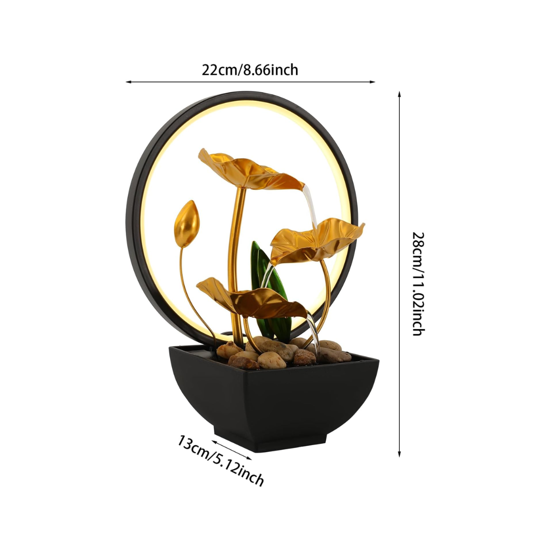 Fuente de Agua Iluminada