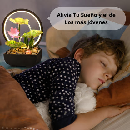 Fuente de Agua con Halo LED