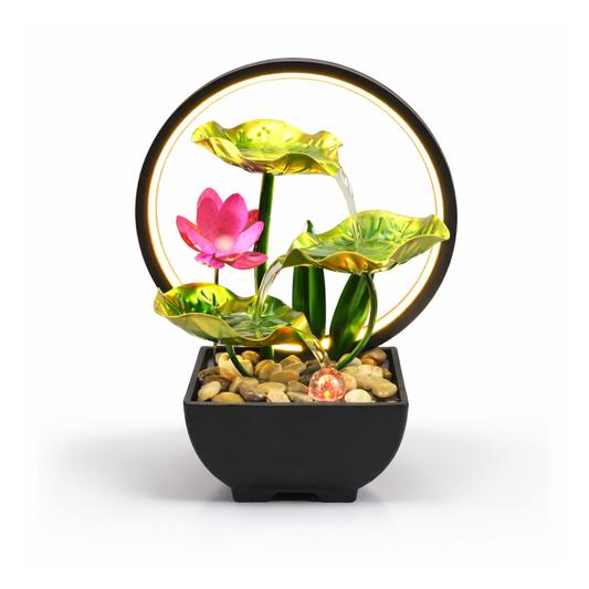 Fuente de Agua Iluminada